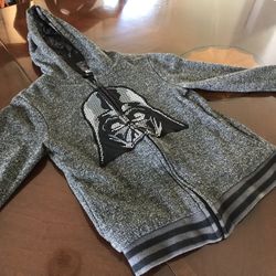 Boys Warm Star Wars Hoodie Size 7