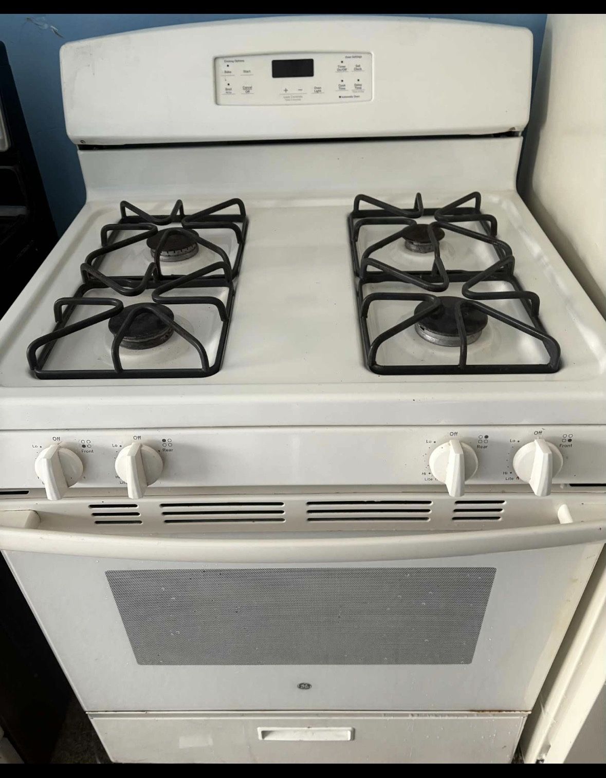 G.E 30” Gas Cooker