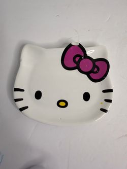 Hello Kitty White Ceramic Decorative Plate