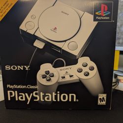 Sony PlayStation Classic With 20 Preloaded Games