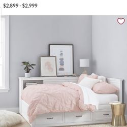 Queen Pottery Barn Corner Storage Bed