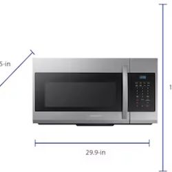 Stainless steel microwave