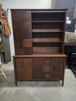 Mid Century Modern MCM Drexel Cabinet / Hutch