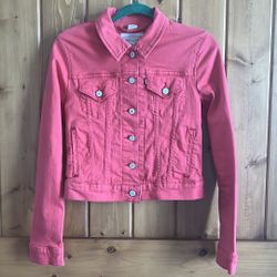 LEVI’s Women’s Pink Denim Jacket Size: small