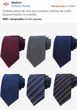 Corbatas juego de 6