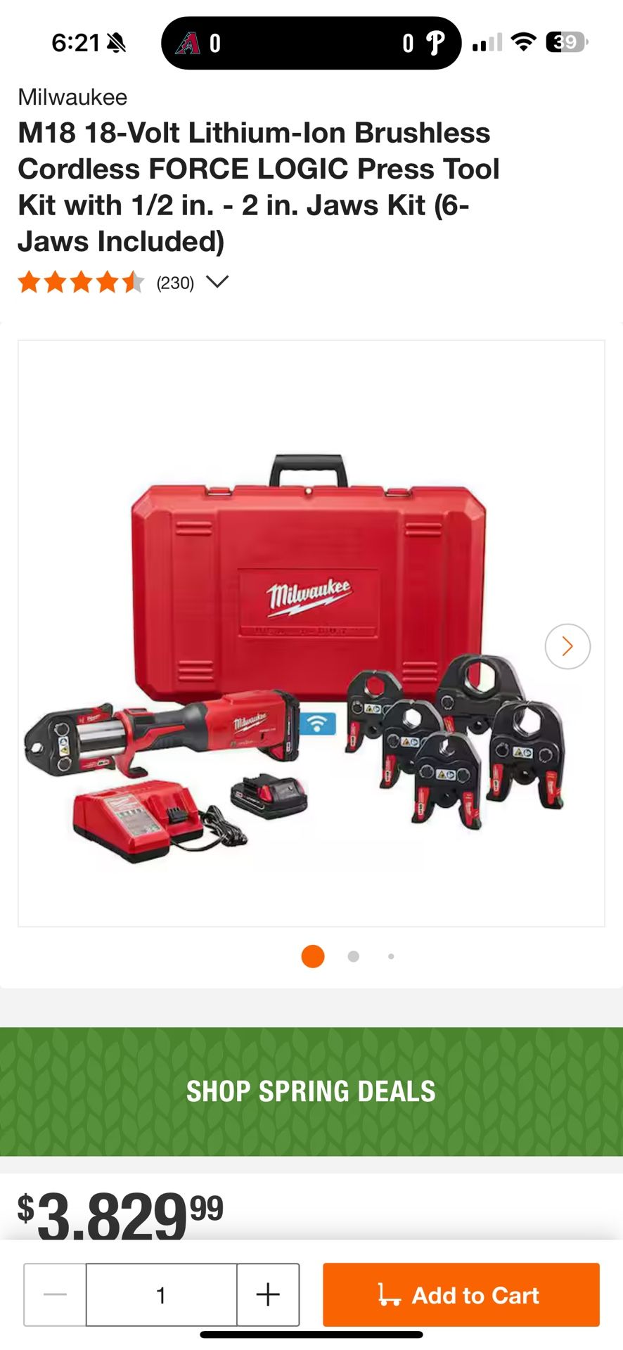 Milwaukee Pro Press Tool Brand New