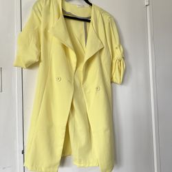 Long Yellow Blazer