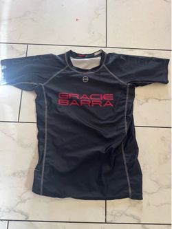 Gracie Barra rash guard YL cash