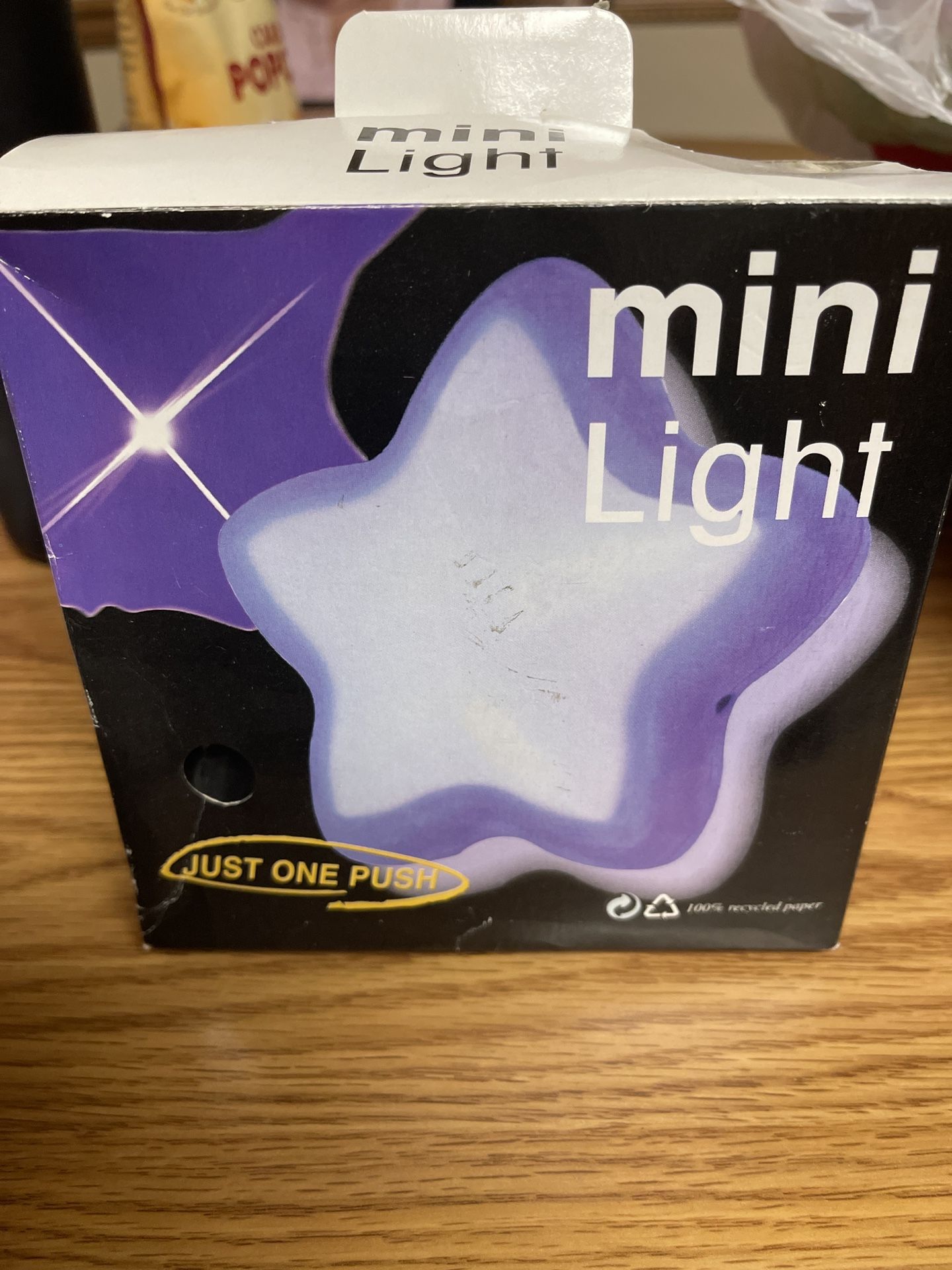 Blue Star Mini Light- Push On Push Off