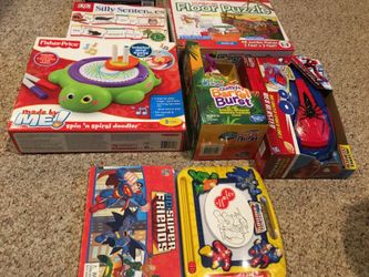 Unopened toys 9 in total