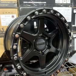 17x9.0 SATIN BLACK IMPACT WHEELS !!! 6x139.7