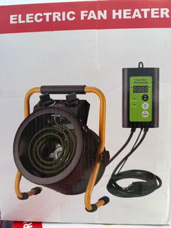 Electric Fan Heater with Heat Mat Thermostat