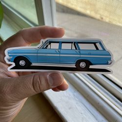 1963 Chevy Nova Wagon Sticker