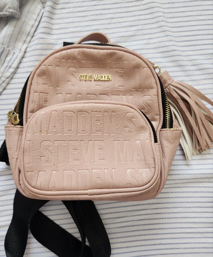 Mini Pink Steve Madden Backpack