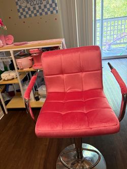 Pink barstools