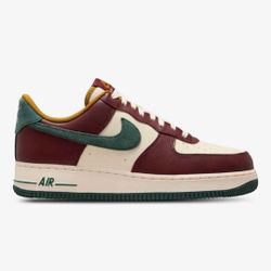Nike Air Force 1 '07 LV8 "Coconut Milk/Vintage Green/Dark Team Red" shoes