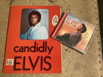 Candidly Elvis scrapbook and CD!