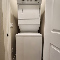 Whirlpool Electric Stacked Washer & Dryer - Excellent Condition