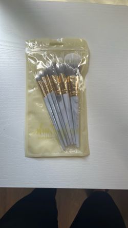 6 Piece Makeup Brush Set Marble