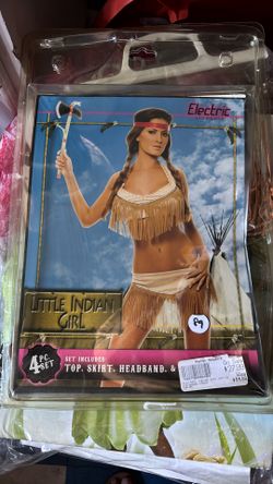 Indian girl, sexy costume four piece set