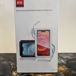 Shower phone case