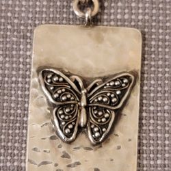 Lois Hill .925 Butterfly Necklace