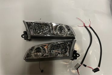 00-01 Toyota Camry Led Halo set chrome clear