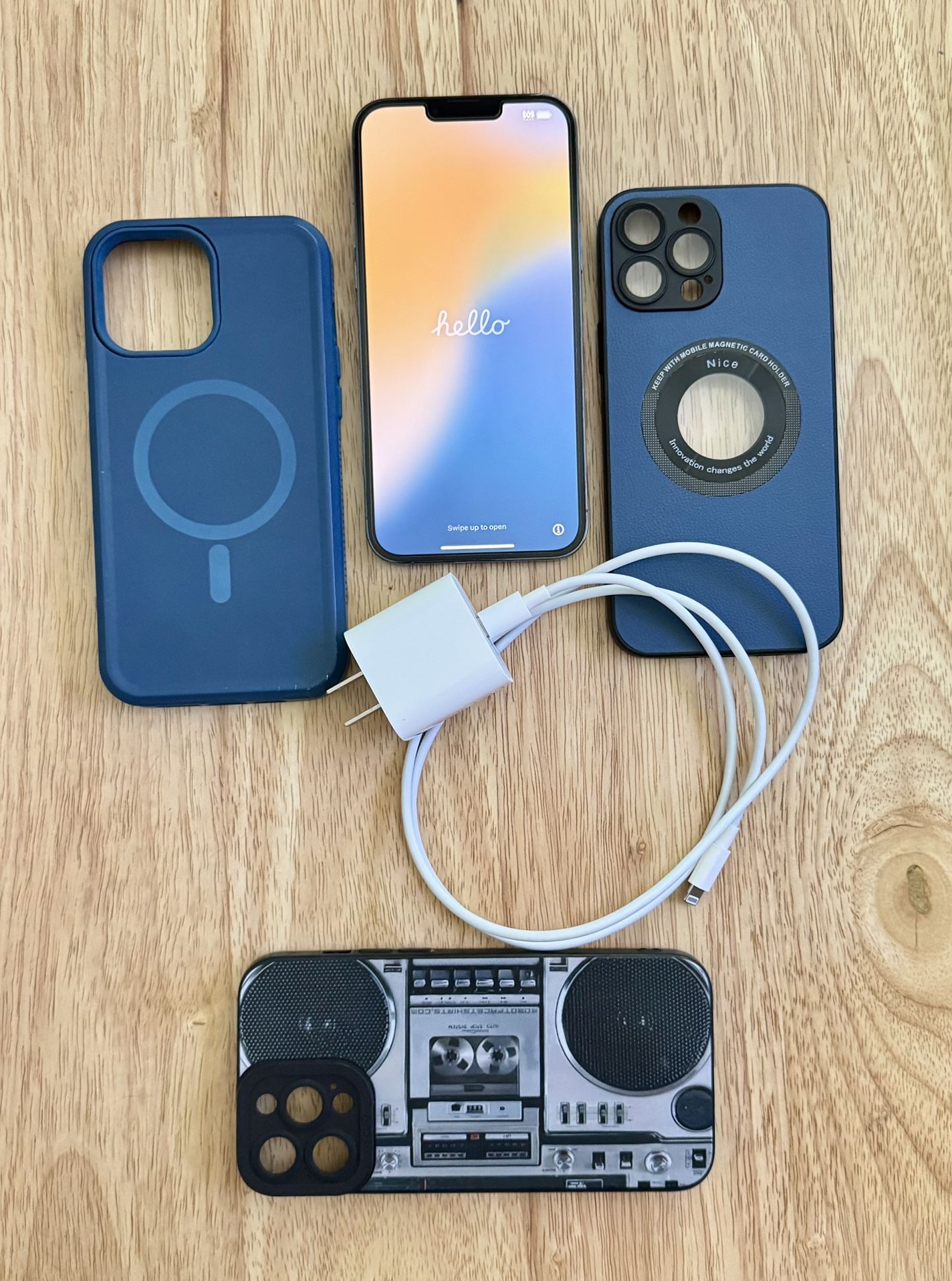 iPhone 13 Pro Max 256GB Sierra Blue (Great Condition) + Extras!
