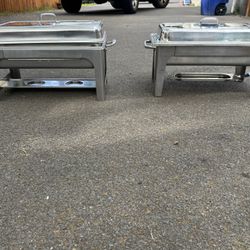 Set Of 2 FULL Size Chaffing Dishes 