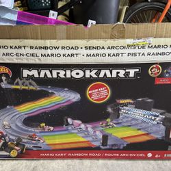 Mariocart Rainbow Road Racetrack 