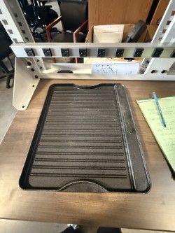 Cast-iron griddle (reversible)
