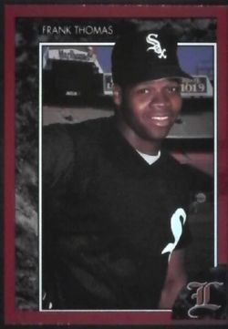 1992 LEGENDS Frank Thomas Red Foil Border Card # 2