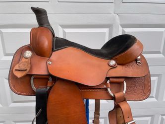 HIGH QUALITY HANDMADE LEATHER! WESTERN ***SADDLE*** by K&B SADDLERY **IOWA**