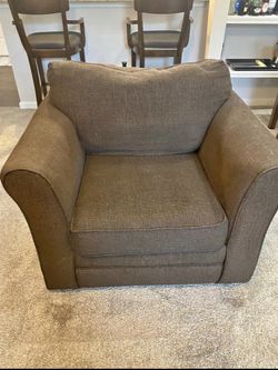 Brown Club Style Chair 