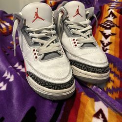 Jordan 3 Fire Red 5.5y 7.5w