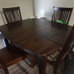 Cherry oak table