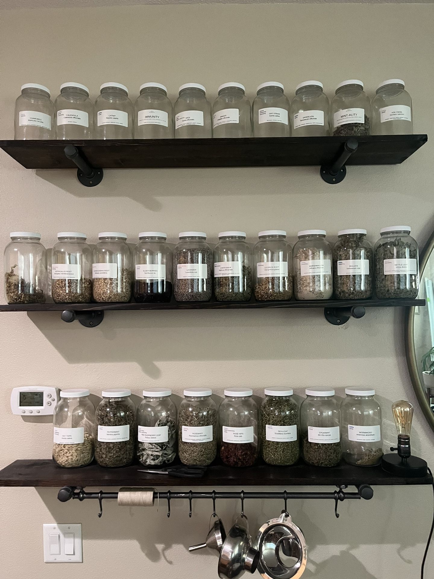 Shelves- Industrial, Handmade