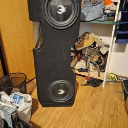 Phoenix Gold 12 Inch Subs In  Truck Box