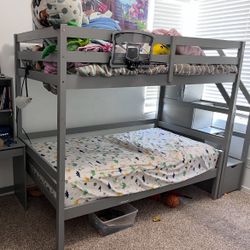 Bunk Bed With Desk 