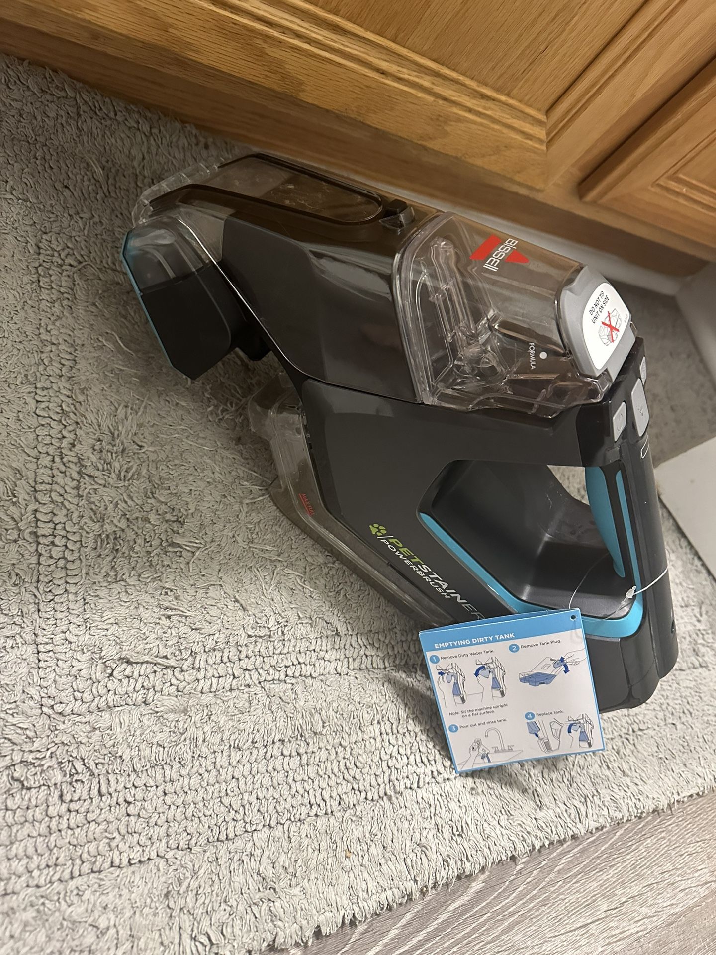 BISSELL Pet Stain Eraser PowerBrush Portable Carpet Cleaner