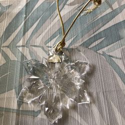Mikasa Crystal Snowflake Ornament