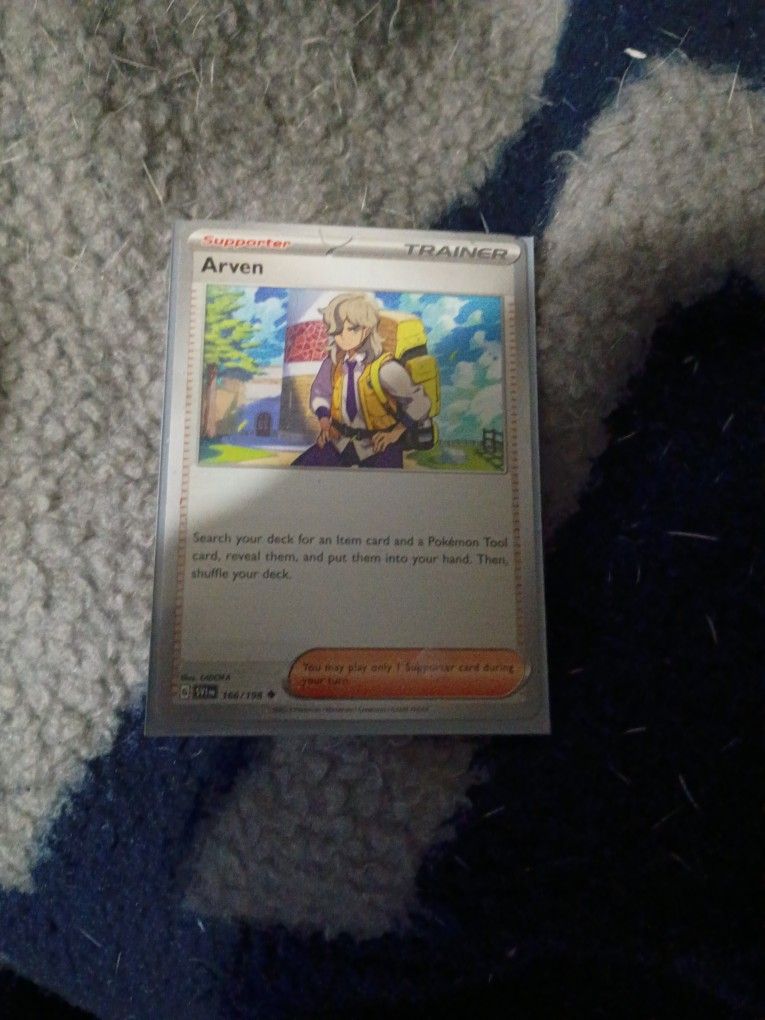Pokemon Card Arven Trainer - www.joarbit.com