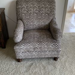 Zebra Chair - Super Comfortable - Excellent Condition