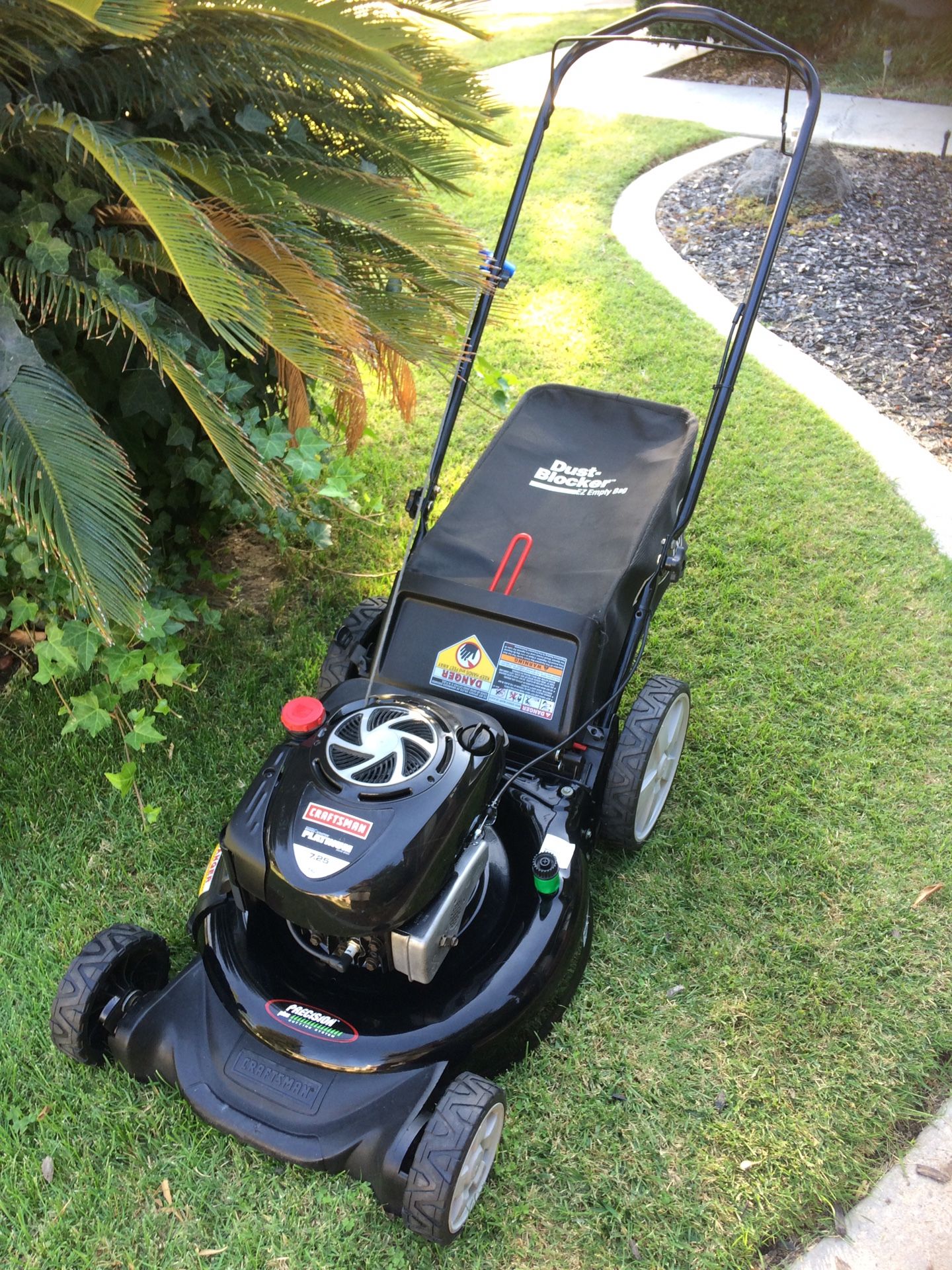 7.25 HP Craftsman Platinum Classic Black Lawnmower