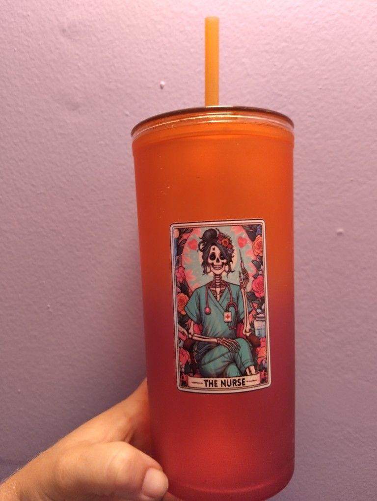 The Nurse Customized Straw Cup 24 0z