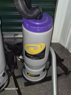Comercial backpack vacuums