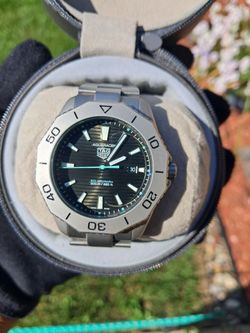 TAG Sand Blasted titanium Watch