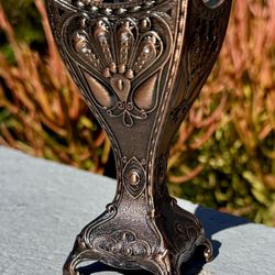 NWOT Bakhoor Brass Color Arabic Incense Burner Vintage Home Decor Made In Pakistan 5”.  