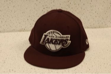 Red Los Angeles Lakers Fitted Hat