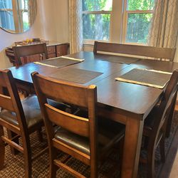 6 Seat High Top Dining Table